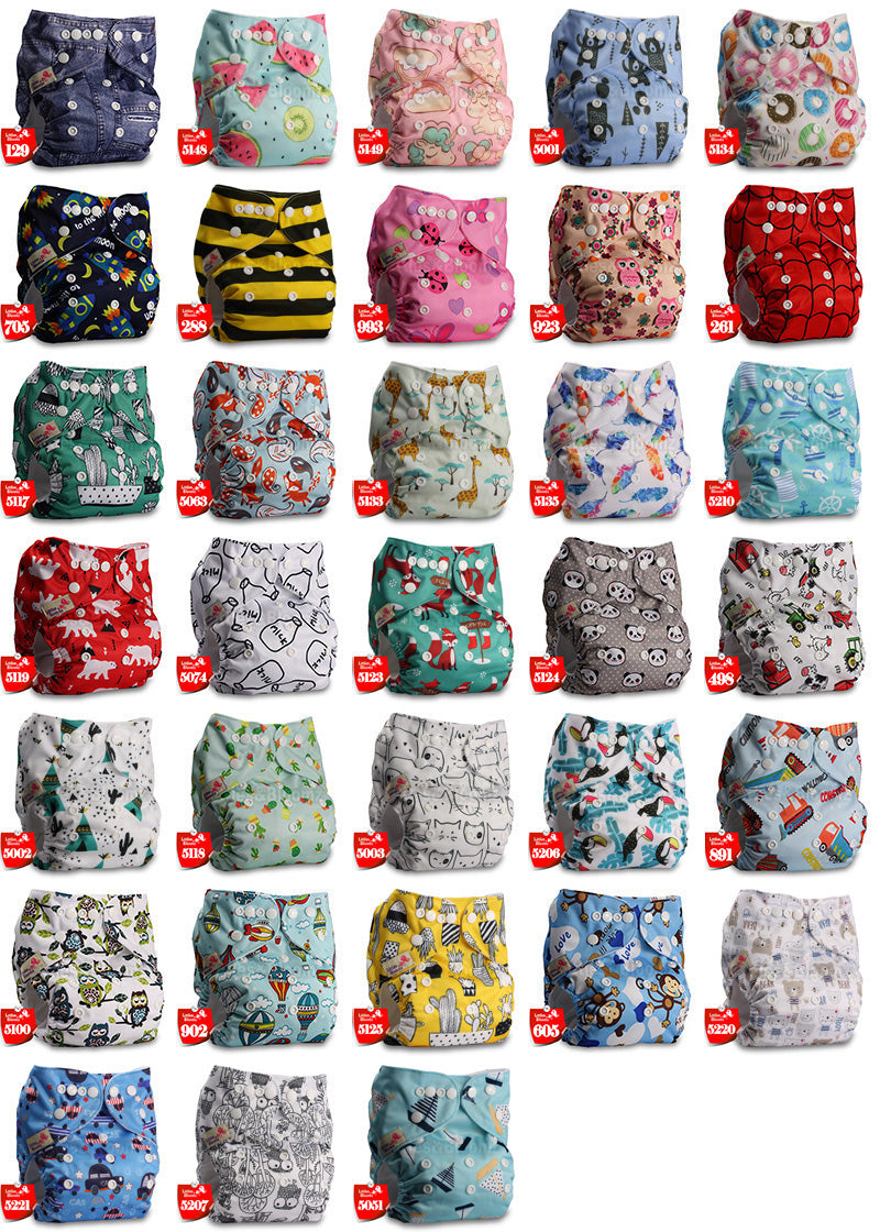 Baby's Printed Washable Diaper