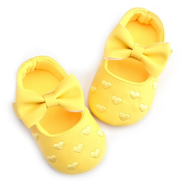 Baby Girl's Hearts Patterned Summer Shoes