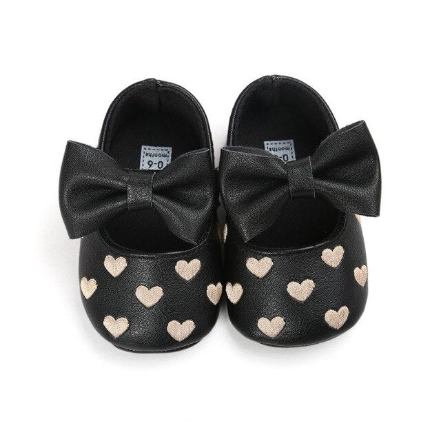 Baby Girl's Hearts Patterned Summer Shoes