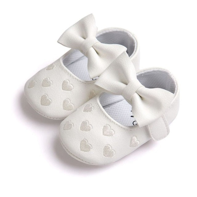 Baby Girl's Hearts Patterned Summer Shoes