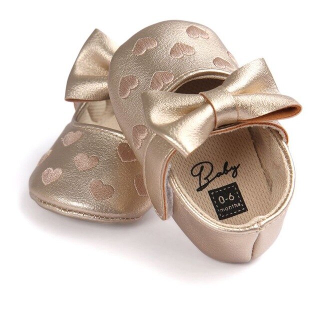 Baby Girl's Hearts Patterned Summer Shoes