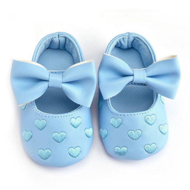 Baby Girl's Hearts Patterned Summer Shoes