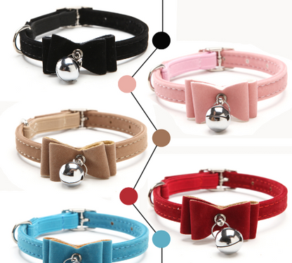 Elastic Collar with Bell for Cats