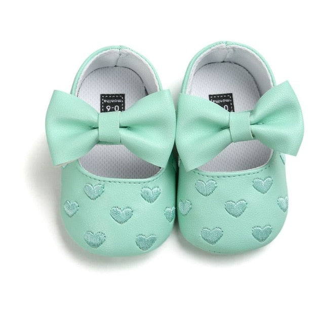 Baby Girl's Hearts Patterned Summer Shoes