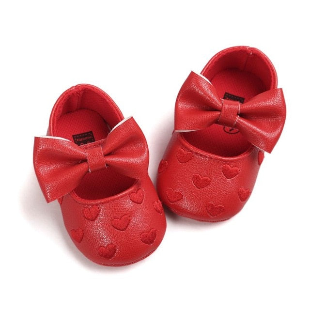 Baby Girl's Hearts Patterned Summer Shoes